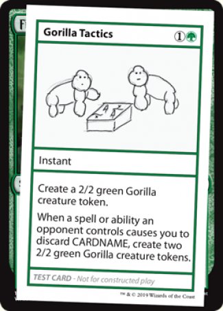 Gorilla Tactics (2021 Edition) [Mystery Booster Playtest Cards] | Exor Games Dartmouth