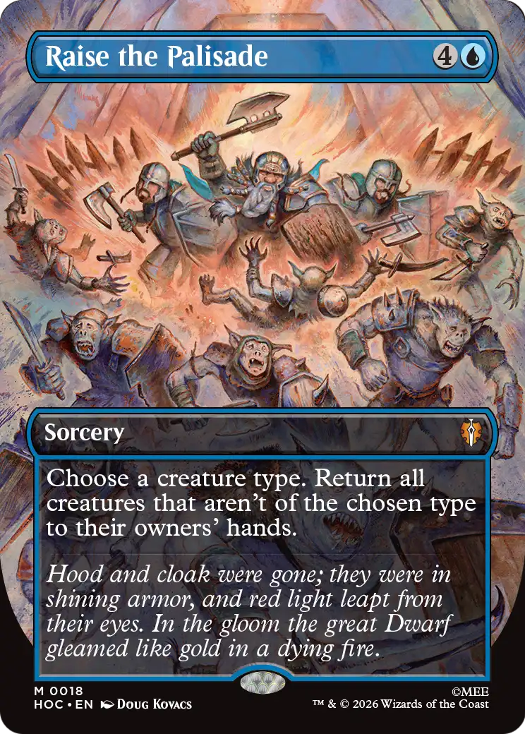Raise the Palisade (Borderless) [The Hobbit: Eternal-Legal] | Exor Games Dartmouth