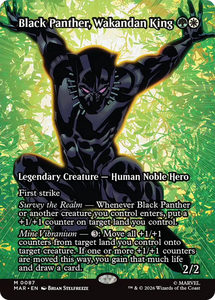 Black Panther, Wakandan King (Borderless) [Marvel Universe: Eternal-Legal] | Exor Games Dartmouth
