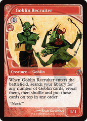 Goblin Recruiter (Future Sight) [Mystery Booster 2] | Exor Games Dartmouth