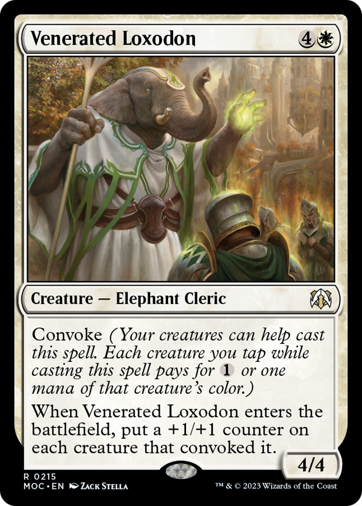 Venerated Loxodon [March of the Machine Commander] | Exor Games Dartmouth