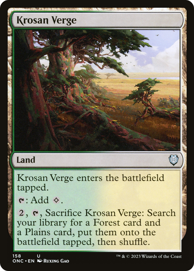 Krosan Verge [Phyrexia: All Will Be One Commander] | Exor Games Dartmouth