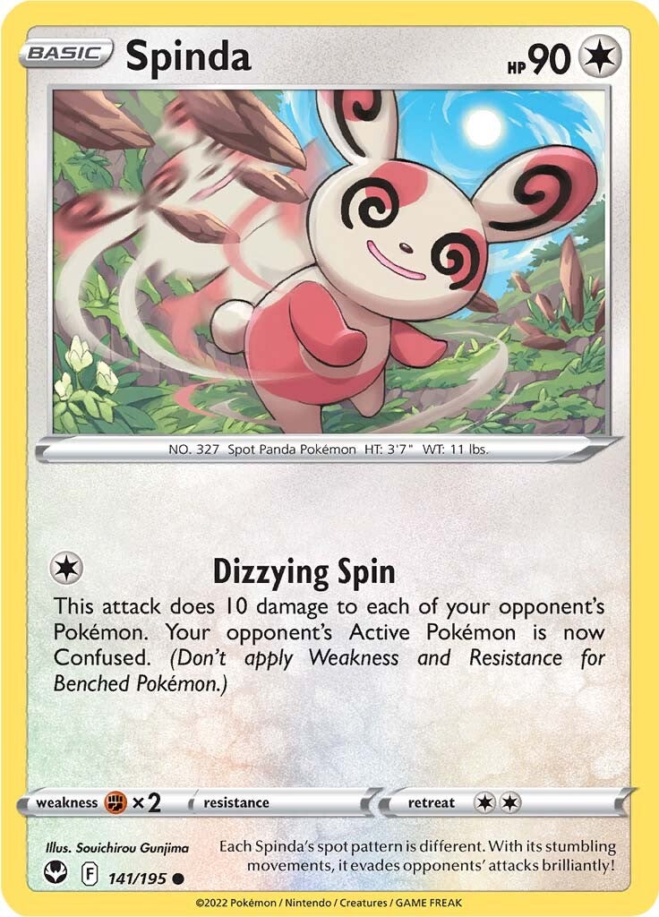 Spinda (141/195) [Sword & Shield: Silver Tempest] | Exor Games Dartmouth