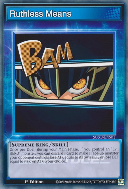 Ruthless Means [SGX3-ENS01] Common | Exor Games Dartmouth