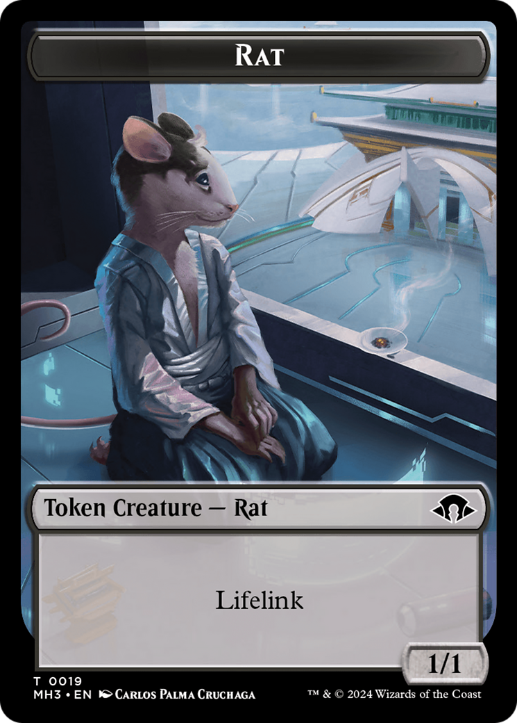Rat Token [Modern Horizons 3 Tokens] | Exor Games Dartmouth