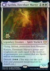 Katilda, Dawnhart Martyr // Katilda's Rising Dawn [Innistrad: Crimson Vow Prerelease Promos] | Exor Games Dartmouth