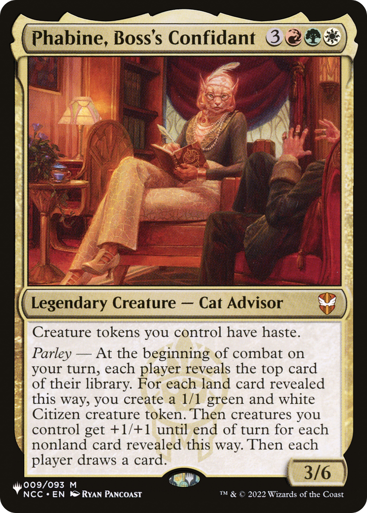 Phabine, Boss's Confidant [The List] | Exor Games Dartmouth