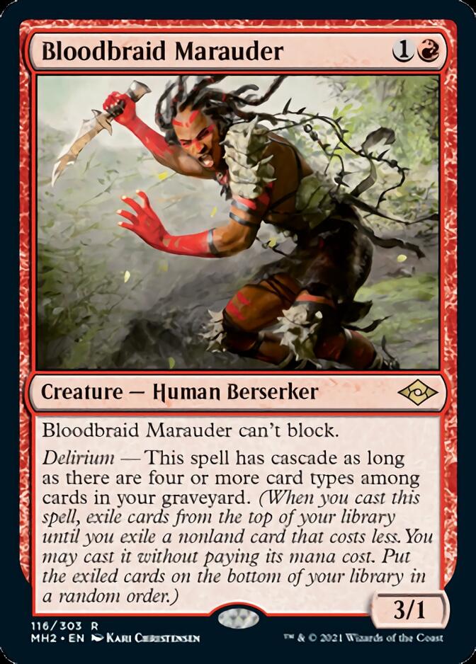 Bloodbraid Marauder [Modern Horizons 2] | Exor Games Dartmouth