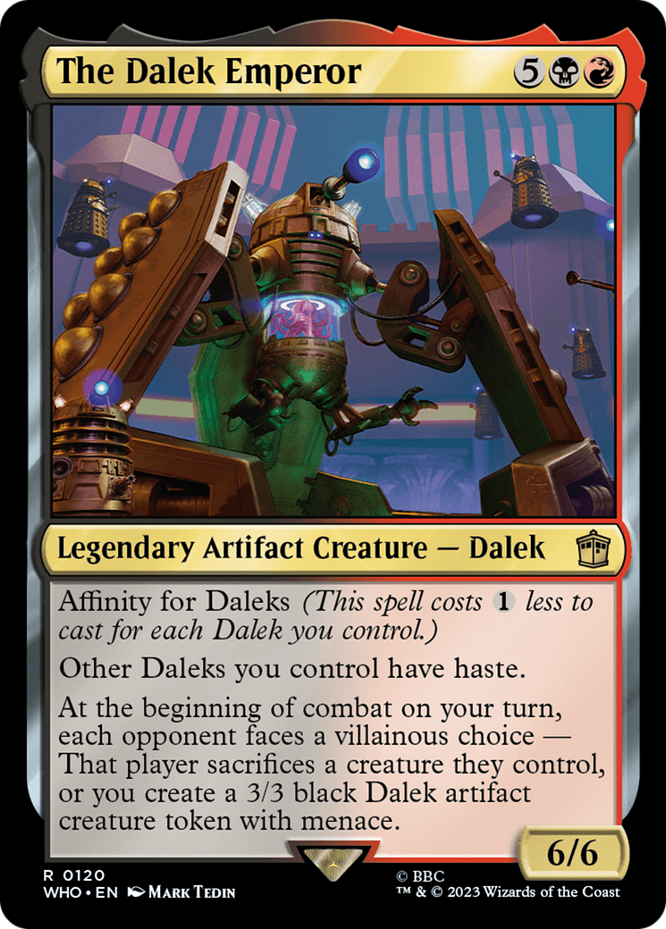 The Dalek Emperor (Extended Art) [Doctor Who] | Exor Games Dartmouth