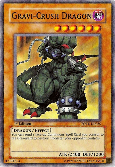 Gravi-Crush Dragon [FOTB-EN030] Common | Exor Games Dartmouth