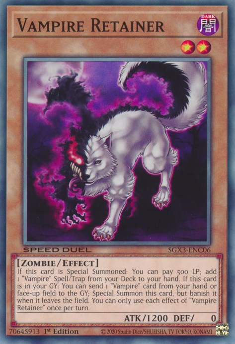 Vampire Retainer [SGX3-ENC06] Common | Exor Games Dartmouth