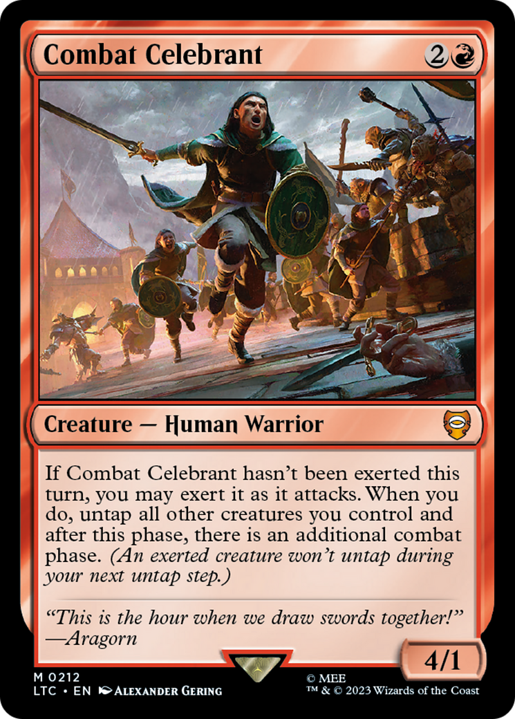 Combat Celebrant [The Lord of the Rings: Tales of Middle-Earth Commander] | Exor Games Dartmouth