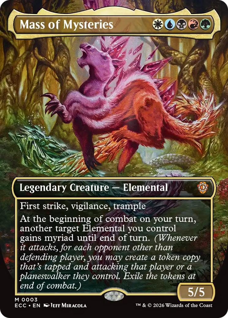 Mass of Mysteries (Borderless) [Lorwyn Eclipsed Commander] | Exor Games Dartmouth