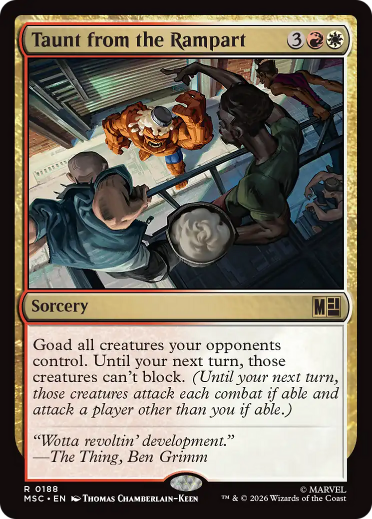 Taunt from the Rampart [Marvel Super Heroes Commander] | Exor Games Dartmouth