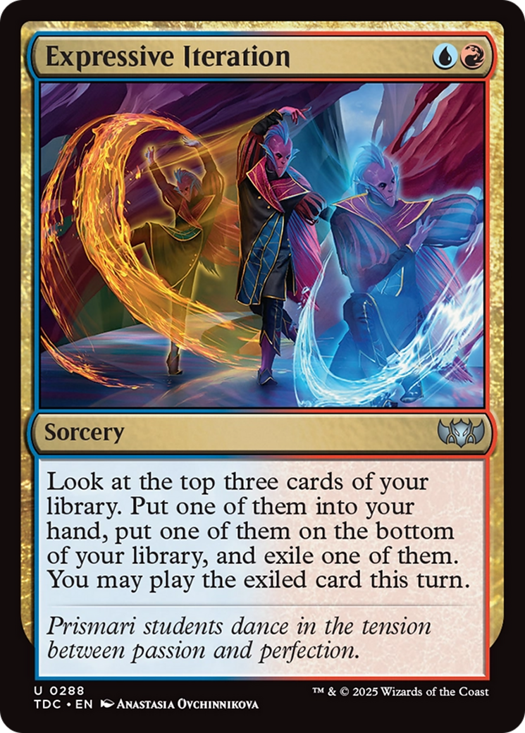 Expressive Iteration [Tarkir: Dragonstorm Commander] | Exor Games Dartmouth