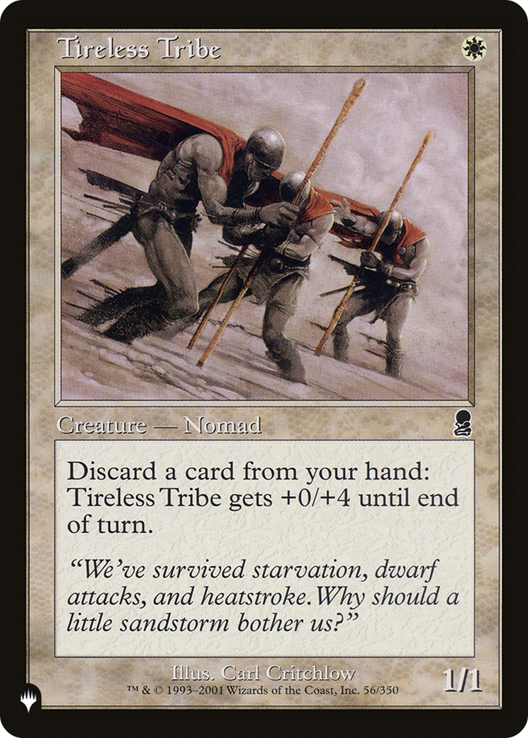 Tireless Tribe [The List Reprints] | Exor Games Dartmouth