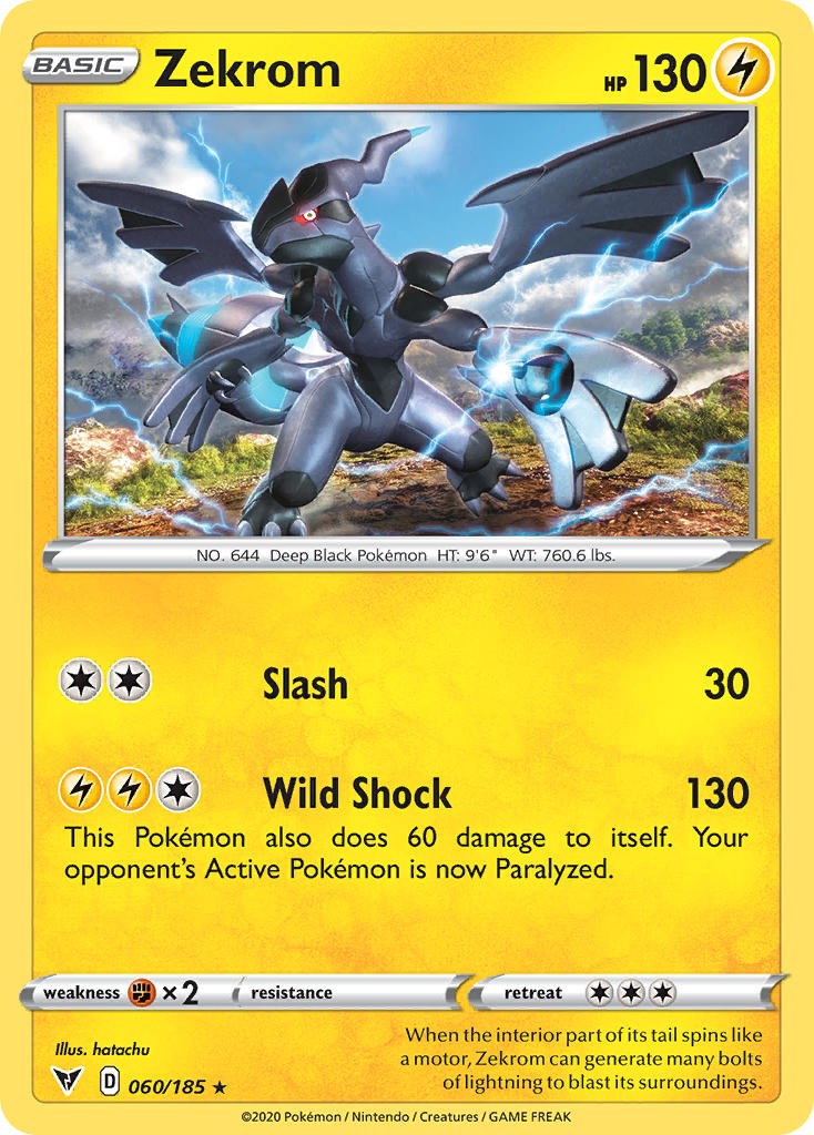 Zekrom (060/185) (Cosmos Holo) [Sword & Shield: Black Star Promos] | Exor Games Dartmouth