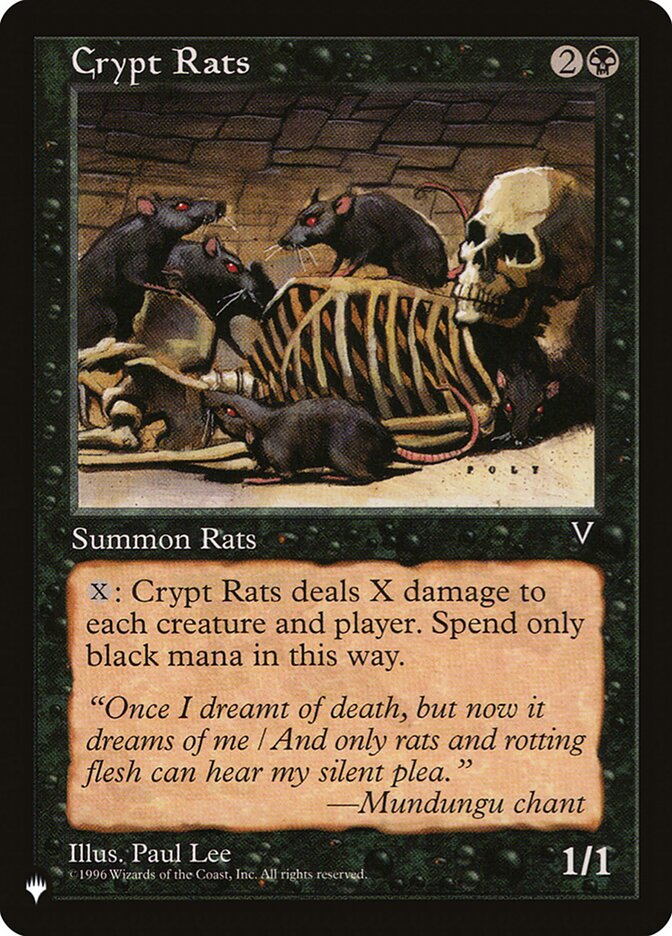 Crypt Rats [The List] | Exor Games Dartmouth