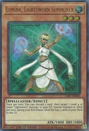 Lumina, Lightsworn Summoner [LART-EN045] Ultra Rare | Exor Games Dartmouth