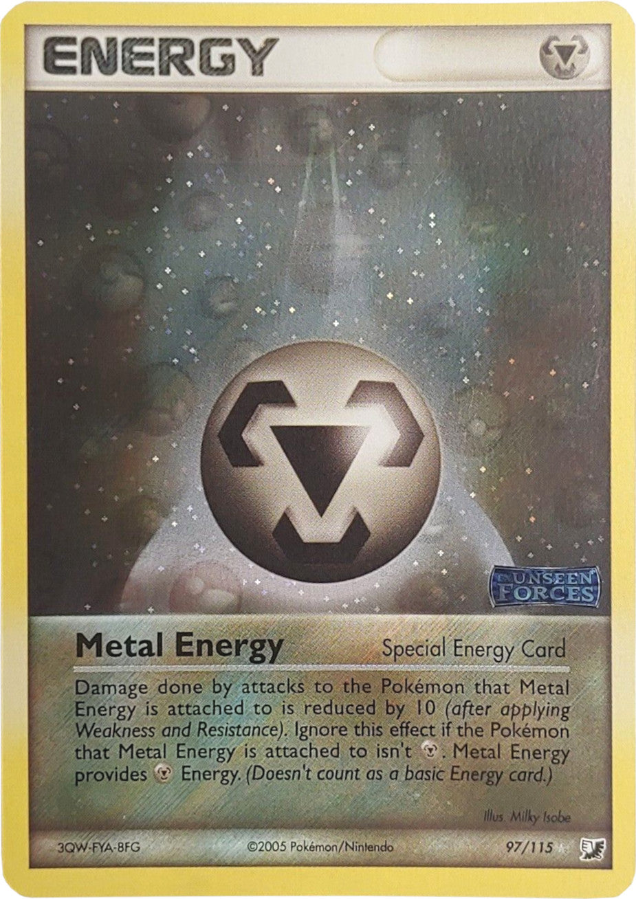 Metal Energy (97/115) (Stamped) [EX: Unseen Forces] | Exor Games Dartmouth