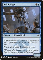 Jeskai Sage [Mystery Booster] | Exor Games Dartmouth