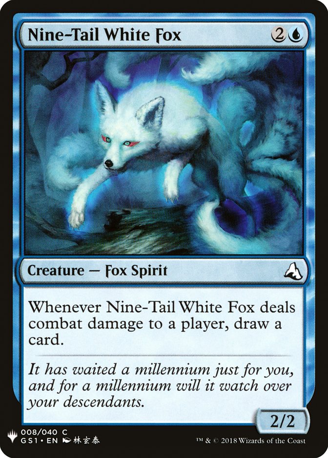 Nine-Tail White Fox [Mystery Booster] | Exor Games Dartmouth