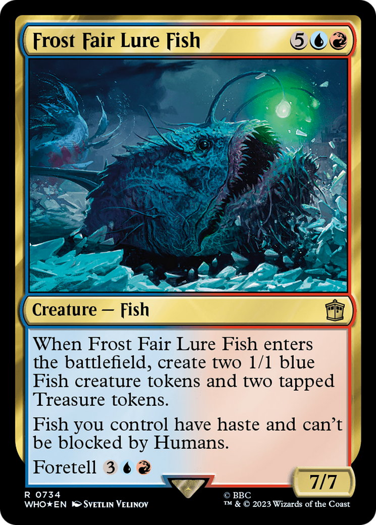 Frost Fair Lure Fish (Surge Foil) [Doctor Who] | Exor Games Dartmouth