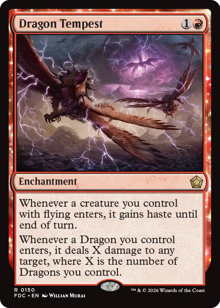 Dragon Tempest [Foundations Commander] | Exor Games Dartmouth