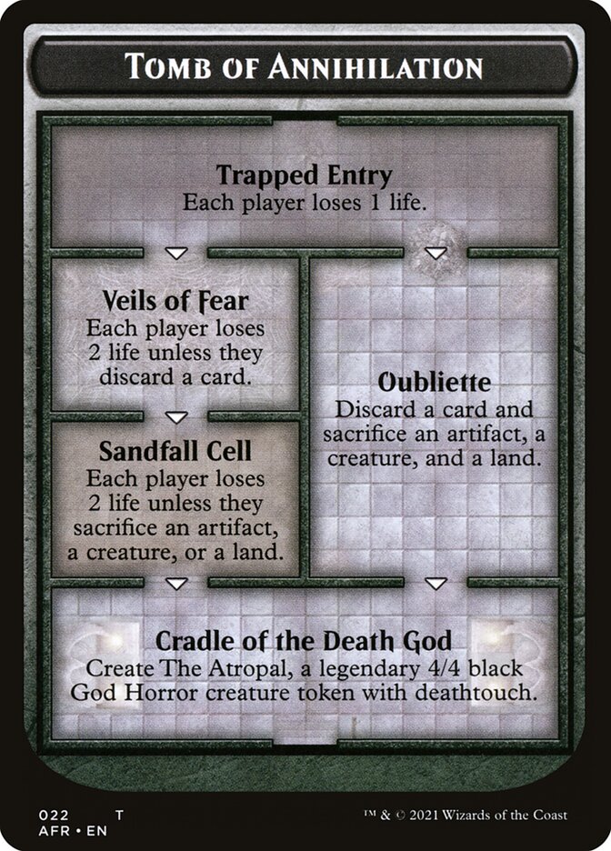 Dungeon of the Mad Mage // Tomb of Annihilation Double-Sided Token [Dungeons & Dragons: Adventures in the Forgotten Realms Tokens] | Exor Games Dartmouth