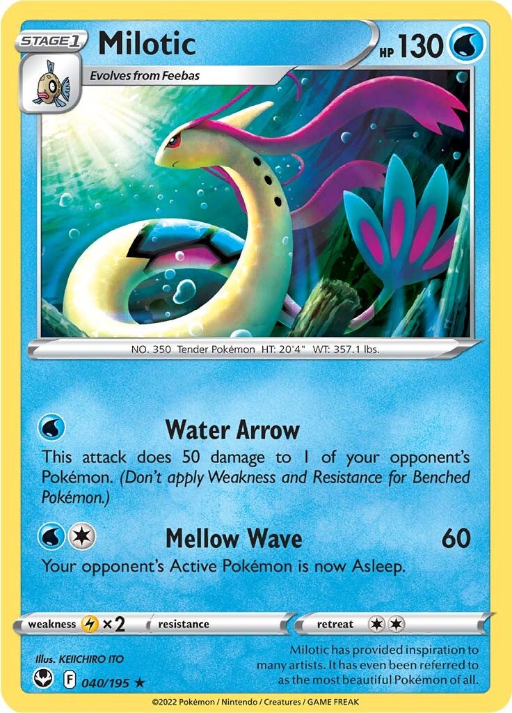 Milotic (040/195) [Sword & Shield: Silver Tempest] | Exor Games Dartmouth