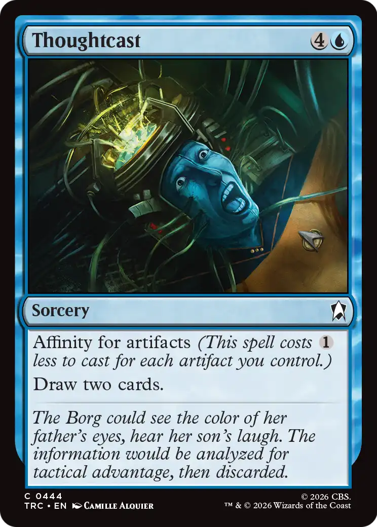 Thoughtcast (Surge Foil) [Star Trek Commander] | Exor Games Dartmouth