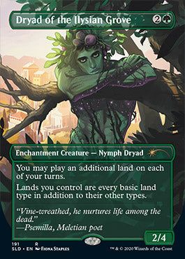 Dryad of the Ilysian Grove (Borderless) [Secret Lair Drop Series] | Exor Games Dartmouth