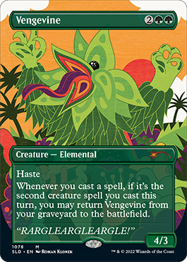 Vengevine (Borderless) [Secret Lair Drop Series] | Exor Games Dartmouth