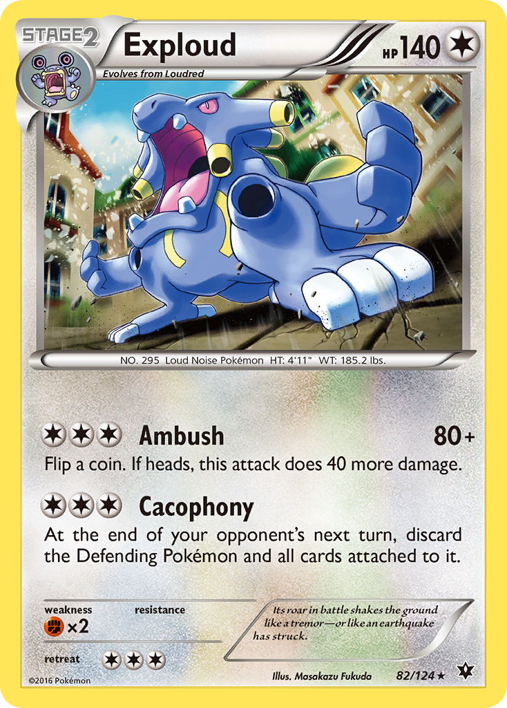 Exploud (82/124) [XY: Fates Collide] | Exor Games Dartmouth