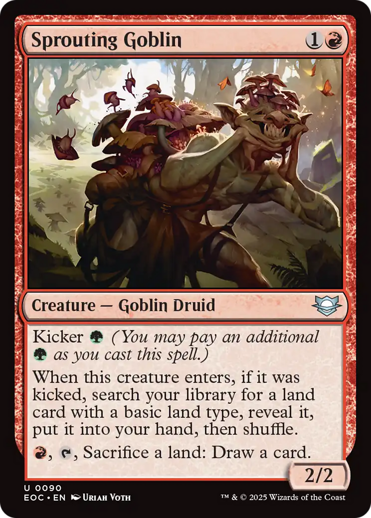 Sprouting Goblin [Edge of Eternities Commander] | Exor Games Dartmouth