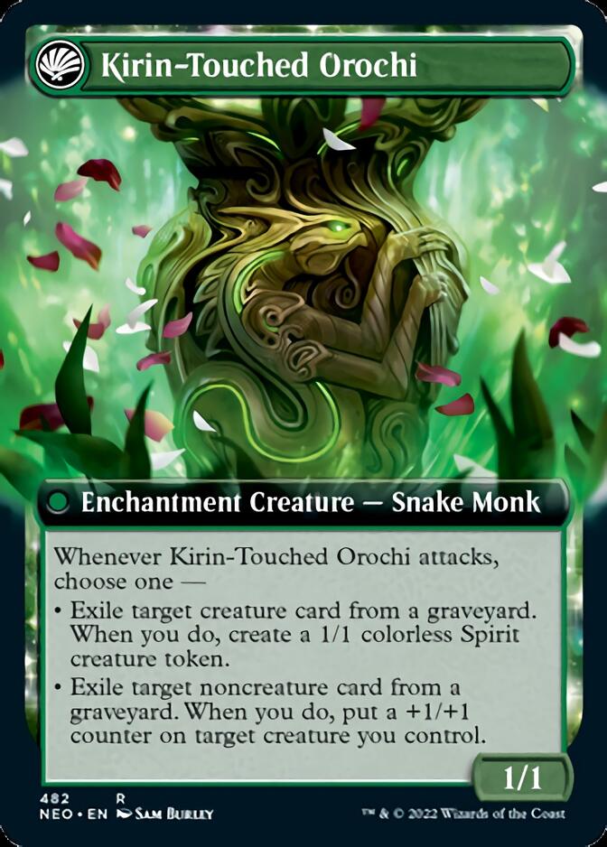 Teachings of the Kirin // Kirin-Touched Orochi (Extended Art) [Kamigawa: Neon Dynasty] | Exor Games Dartmouth