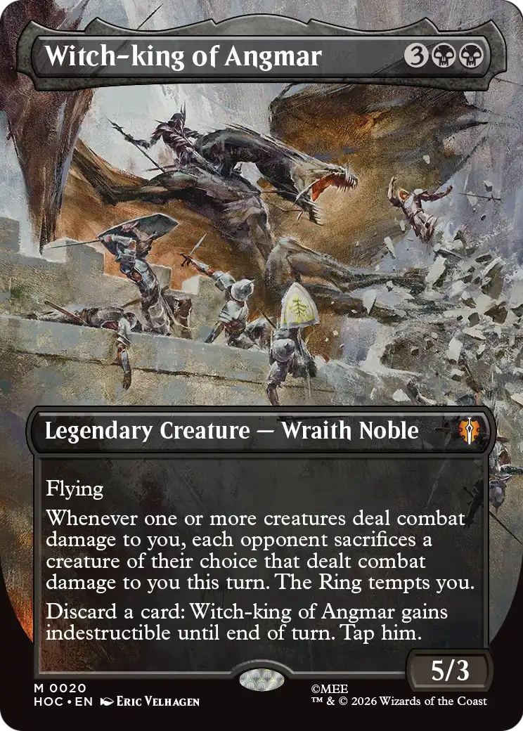 Witch-king of Angmar (Borderless) [The Hobbit: Eternal-Legal] | Exor Games Dartmouth