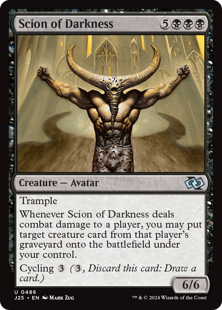 Scion of Darkness [Foundations Jumpstart] | Exor Games Dartmouth