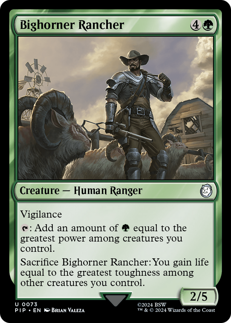 Bighorner Rancher [Fallout] | Exor Games Dartmouth