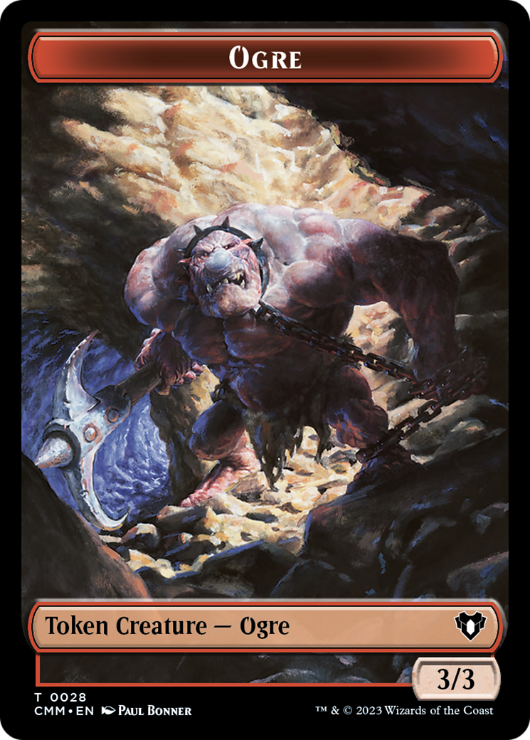 Ogre Token [Commander Masters Tokens] | Exor Games Dartmouth
