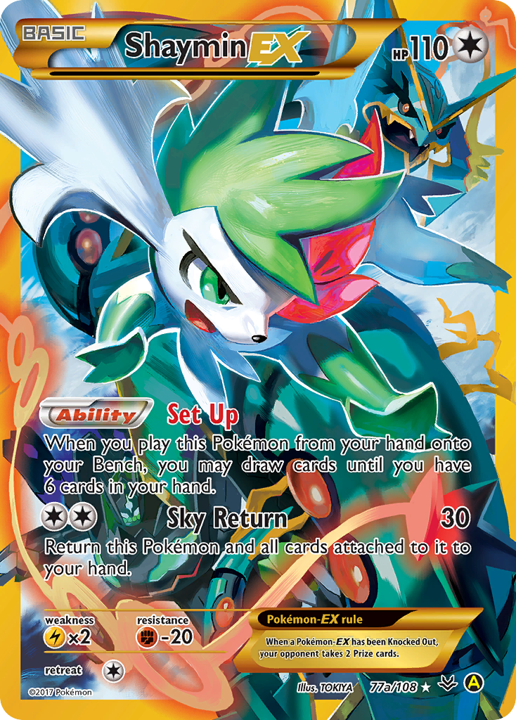 Shaymin EX (77a/108) [Alternate Art Promos] | Exor Games Dartmouth