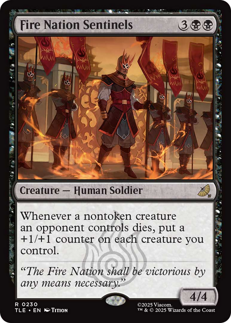Fire Nation Sentinels [Avatar: The Last Airbender: Eternal-Legal] | Exor Games Dartmouth