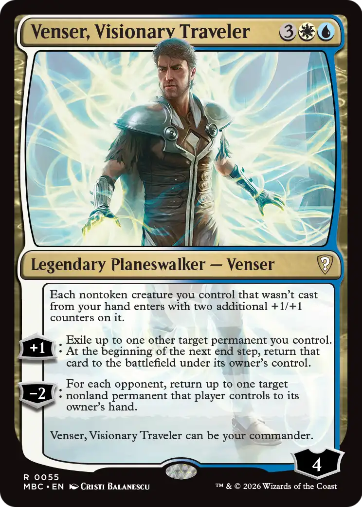 Venser, Visionary Traveler [Mystery Booster: Commander Edition] | Exor Games Dartmouth