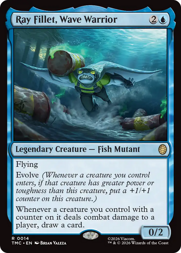 Ray Fillet, Wave Warrior [Teenage Mutant Ninja Turtles Commander] | Exor Games Dartmouth