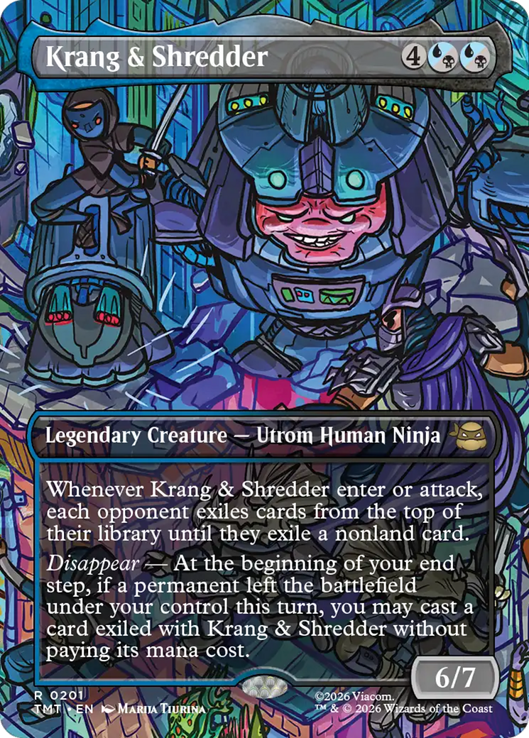 Krang & Shredder (Borderless) [Teenage Mutant Ninja Turtles] | Exor Games Dartmouth