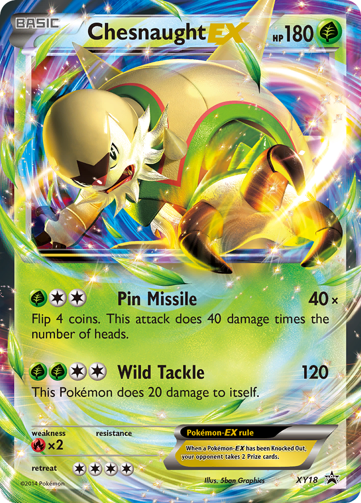 Chesnaught EX (XY18) [XY: Black Star Promos] | Exor Games Dartmouth