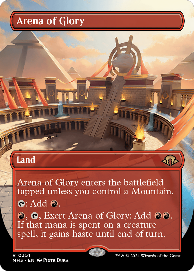 Arena of Glory (Borderless) [Modern Horizons 3] | Exor Games Dartmouth