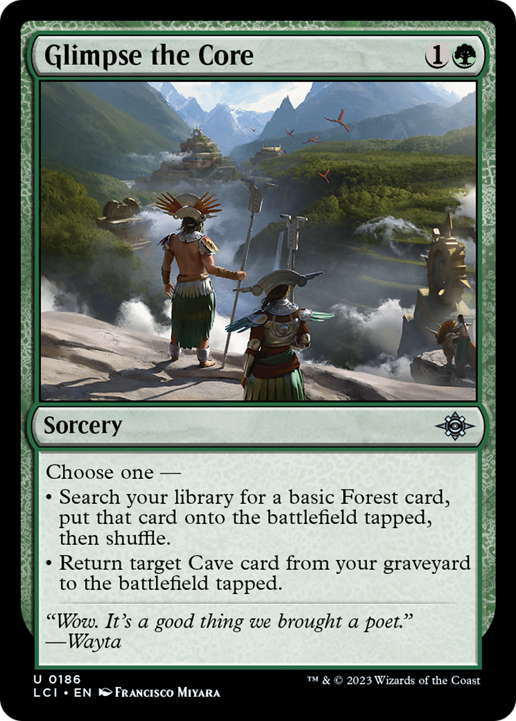 Glimpse the Core [The Lost Caverns of Ixalan] | Exor Games Dartmouth