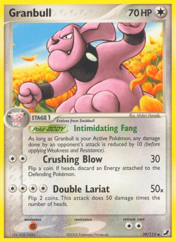 Granbull (39/115) [EX: Unseen Forces] | Exor Games Dartmouth