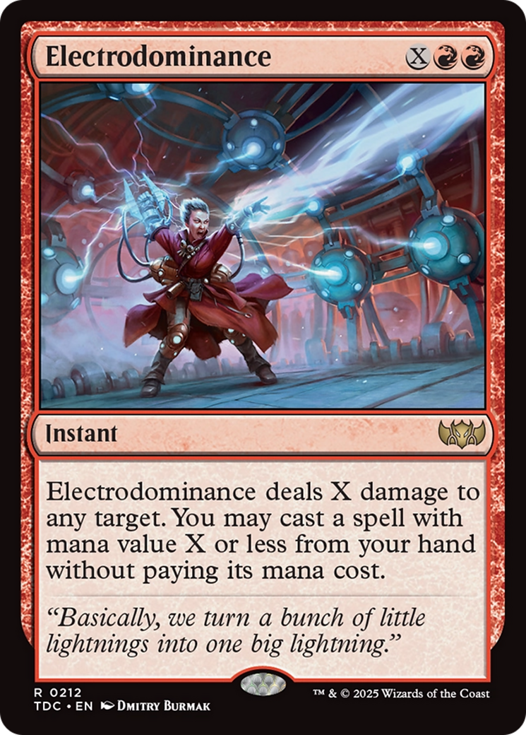Electrodominance [Tarkir: Dragonstorm Commander] | Exor Games Dartmouth